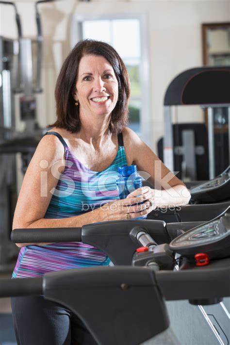 Mature Woman At The Gym Stock Photo Royalty Free FreeImages