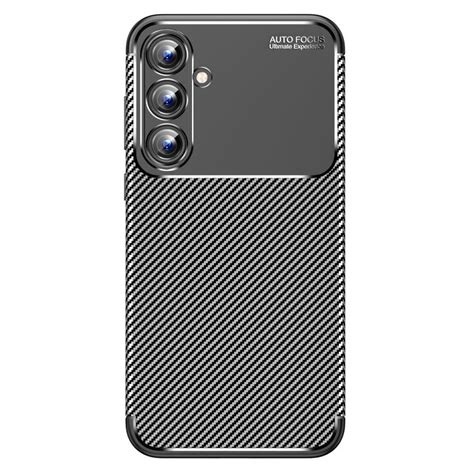 Samsung Galaxy A35 Beetle Carbon Fiber Tpu Case Black