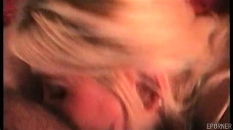 Horny Blonde Opens Up Her Mouth And Pussy