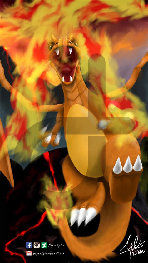 Charizard - Fire Blast! by dsgnrtyler on DeviantArt