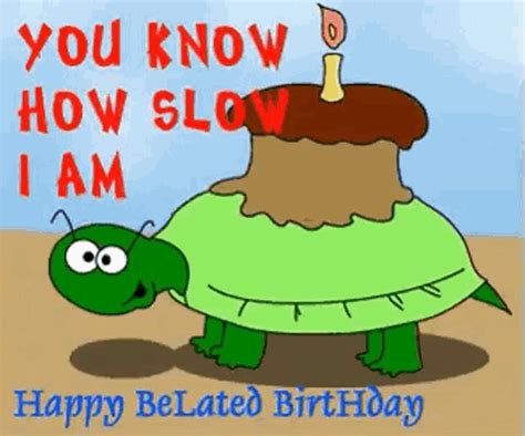 Belated Birthday Animated