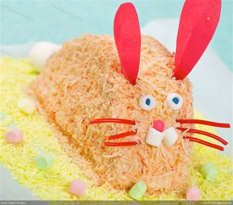 Easter Pink Easy Bunny Cake Recipe