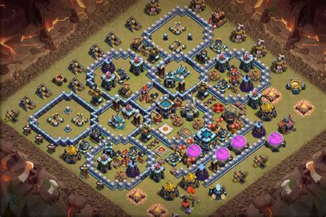 Best Th13 Cwl War Base Link Anti 3 Star Layout 48 2024