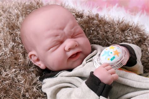 Reborn Baby Boy Crying Doll Inch Preemie Newborn W Etsy