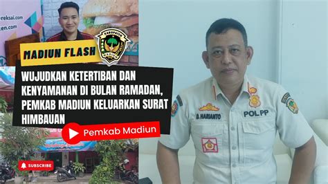 Wujudkan Ketertiban Dan Kenyamanan Di Bulan Ramadan Pemkab Madiun