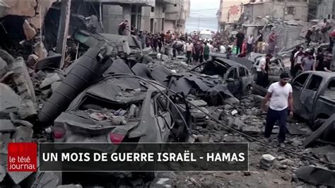 Un mois de guerre Israël Hamas Le téléjournal midi Montréal