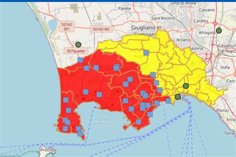 Terremoto A Napoli Scopri La Mappa Delle Zone Rossa E Gialla Dei Campi