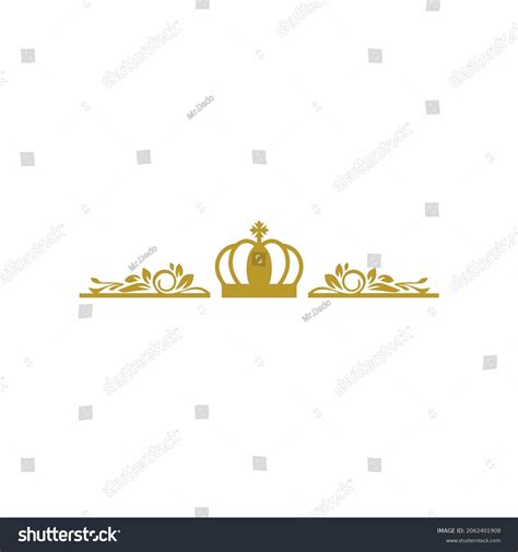 Queen Crown Logo Design Template Vector Stock Vector (Royalty Free ...