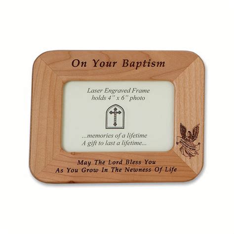 Baptism Wood Picture Frame – The Catholic Gift Store