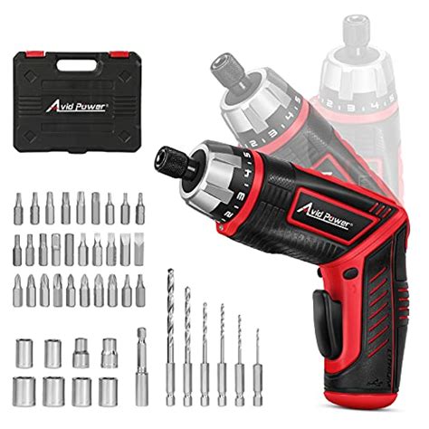 AVID POWER Electric Screwdriver Set Rechargeable 4V Cordless