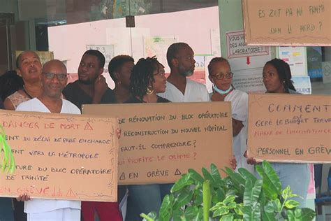 Hôpital de La Trinité les agents se mobilisent de nouveau redoutant