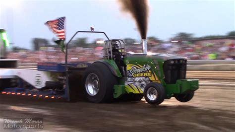 Smokin Deere Turbo Diesel Pro Stock Pulling Tractor Youtube