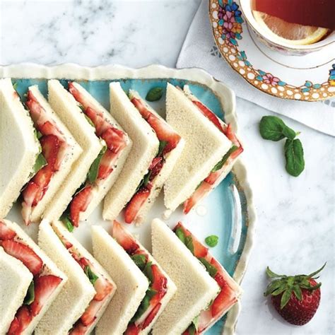 Strawberry Tea Sandwiches Chatelaine