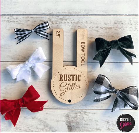 Bow Making Tool – Rustic Glitter