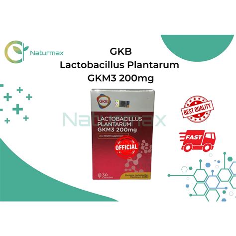 GKB Lactobacillus Plantarum GKM3 200mg 30 S Shopee Malaysia