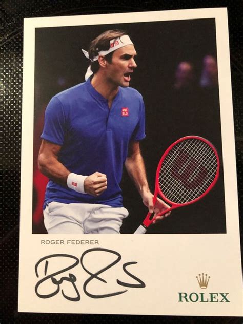 Originale Unterschrift Von Roger Federer Kaufen Auf Ricardo