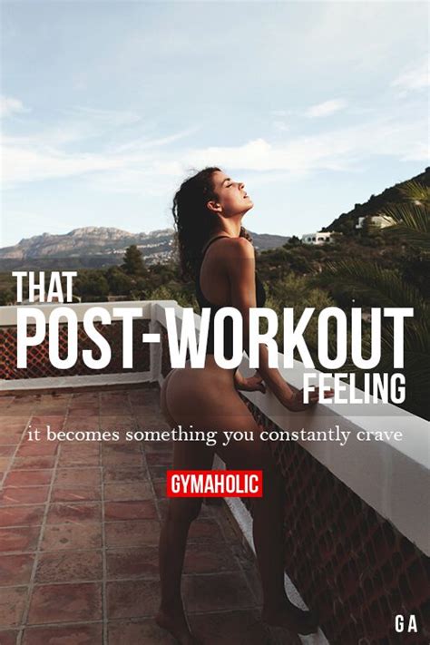 That Post Workout Feeling Gymaholic Fitness App