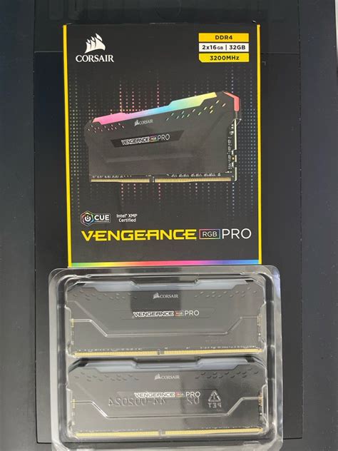 32GB Corsair RAM 3200MHZ Vengeance RGB Pro, Computers & Tech, Parts ...