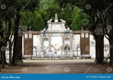 Teatro In Garden Of Villa Borghese Rome Editorial Image Image Of