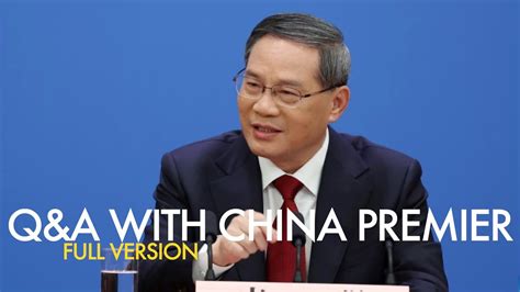 FULL China s new Premier Li Qiang takes questions from the media 李强总理