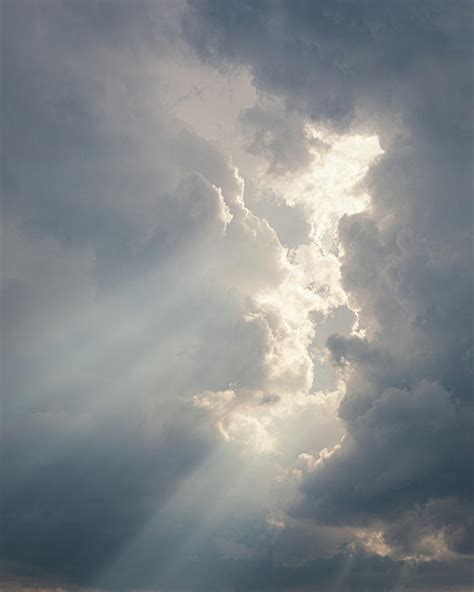 Sunbeam Between Storm Clouds Cloudscape Sky Photograph By Juhani Viitanen Pixels