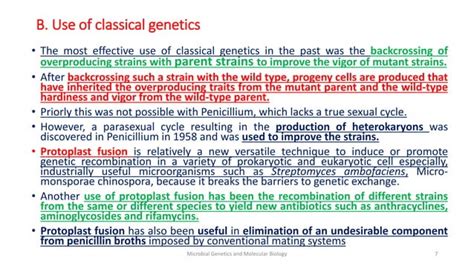 Strain Improvement In Microbial Genetics Pptx