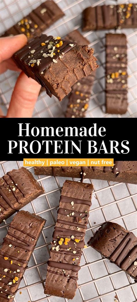 Dark Chocolate Protein Bars No Bake Paleo Vegan Bake It Paleo Recipe Protein Bars