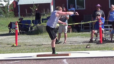 Jordan Geist Throws Pr 74 4 5 Shot Put To Win Iron Wood Throws Classic Youtube