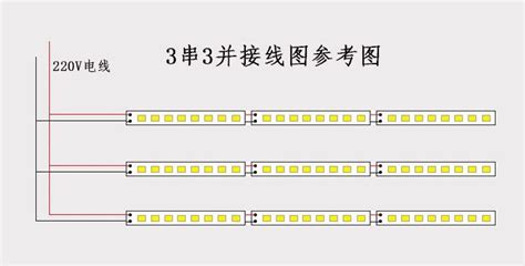 灯带串联怎么接线多个灯带并联怎么接线灯带接线示意图大山谷图库