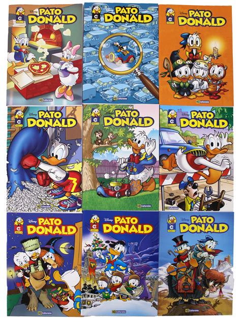 Kit Quadrinhos Disney Pato Donald Volumes Maravilha Livros