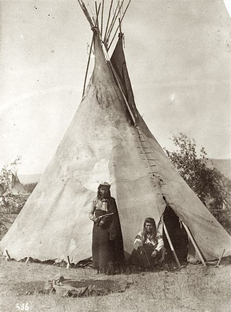 Nez Perce Men By Teepee Yellowstone River Montana 1871 Photo By William Henry Jacks