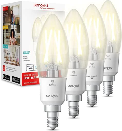 Amazon Sengled Smart Light Bulbs WiFi Candelabra Led Bulbs Smart