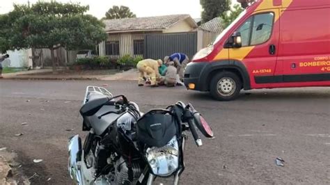 Motociclista Sofre Fratura Ao Se Envolver Em Acidente No Bairro Alto Alegre