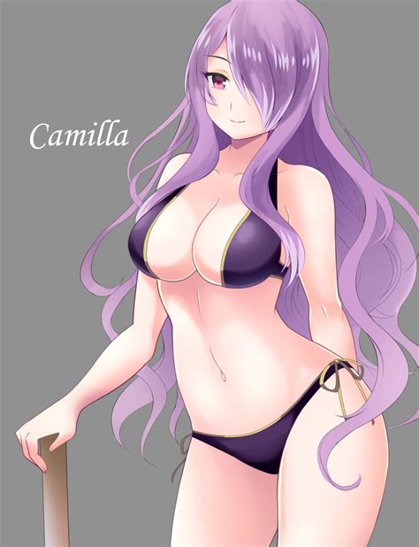 Hentai Busty 1girl Alluring Big Breasts Bikini Breasts Camilla Fire