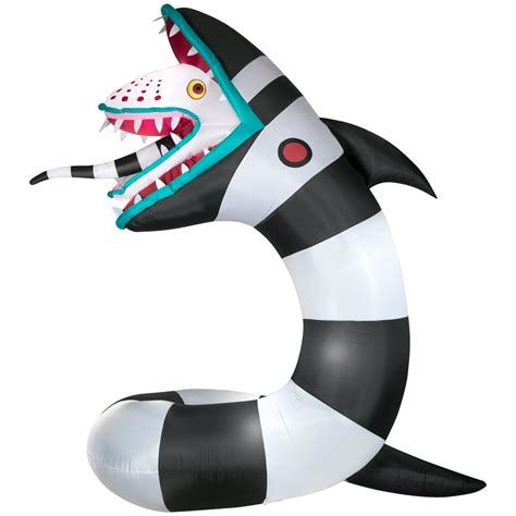 Gemmy Animated Airblown Beetlejuice Sandworm Wleds Giant Wb 95 Ft