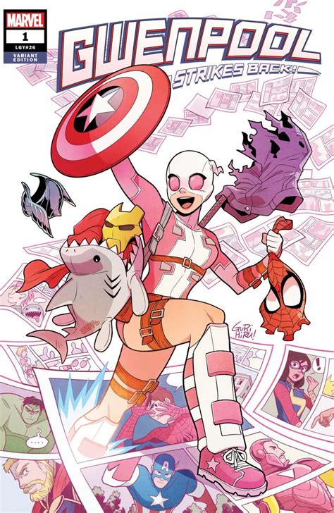 Gwenpool Strikes Back 2019 1 Variant Marvel Comics Art Comics Comic Covers