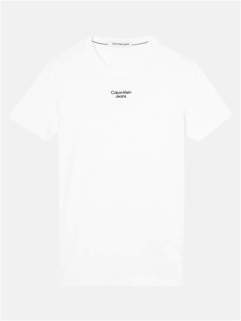 Calvin Klein Stacked Logo Tee Mens T Shirt Nencini Sport