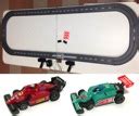 1993 UNUSED TYCO TCR Slotless Slot Car 13ft Indy RACE SET 2 Vehicles