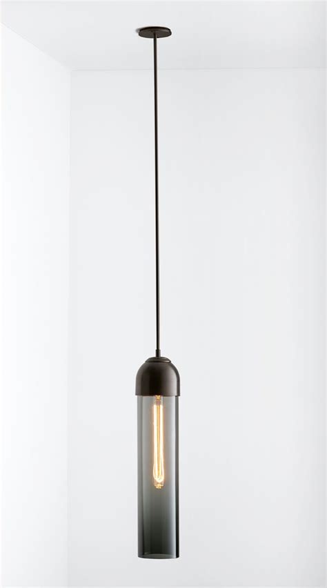 Float Pendant Capped Grey Mid Bronze Articolo Light Sculpture