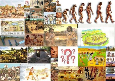 un collage aserca de la prehistoria del paleolítico Brainly lat