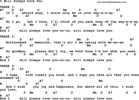 I Will Always Love You Music Notes | Detroit Chinatown