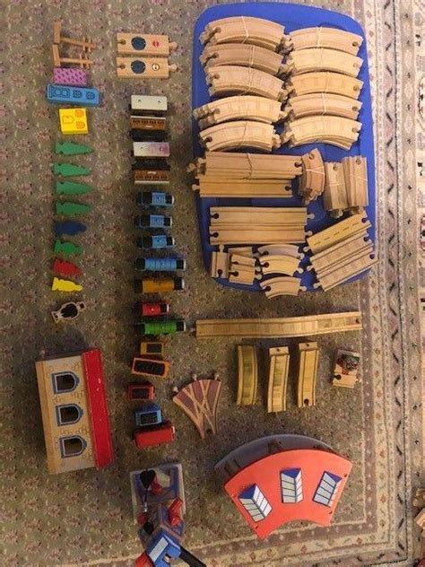 Thomas the Tank Engine wooden train track, engines and assorted pieces | #1971324058