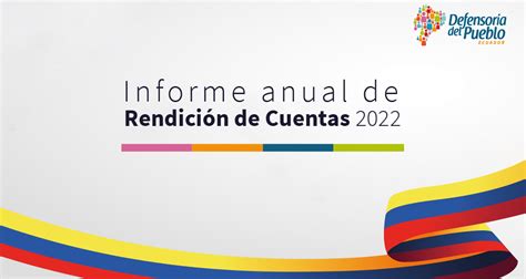 Rendición De Cuentas 2022 Defensoría Del Pueblo Defensoría Del Pueblo