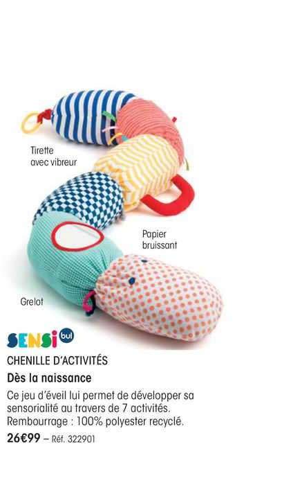 Promo Sensi Bul Chenille D Activit S Chez Oxybul Icatalogue Fr