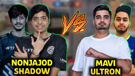 NinjaJod Shadow Vs Mavi Ultron 2 Vs 2 TDM Battle Redbull Game On