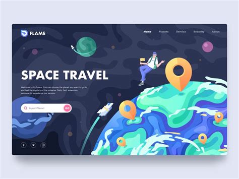 Space Travel by 𝙈𝙙𝙩𝙤𝙣 for Nagrow on Dribbble