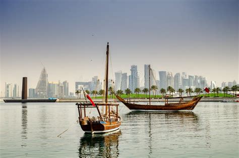 Doha corniche stock photo. Image of corniche, ancient - 272170714