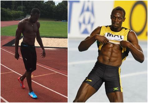 Usain Bolt`s height, weight. He likes McDonald’s food!