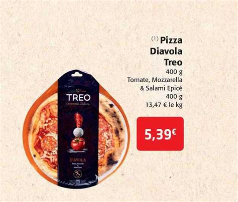 Promo Pizza Diavola Treo Chez Colruyt Icatalogue Fr