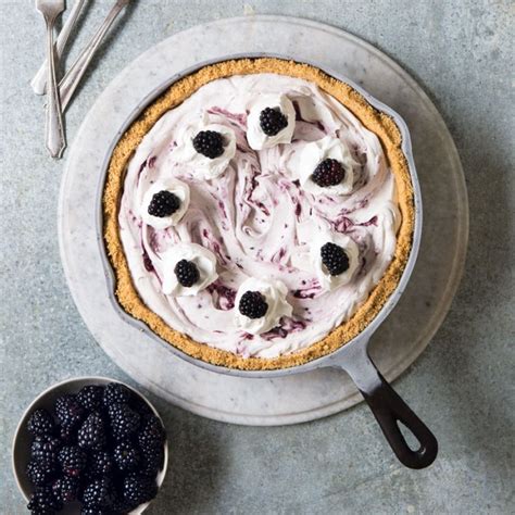 Blackberry Cheesecake Icebox Pie Southern Cast Iron